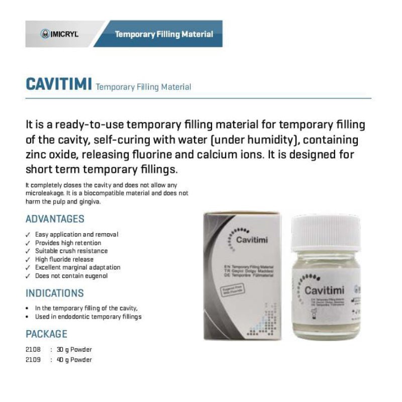 Cavitimi Tambalan Sementara Gigi