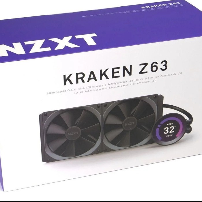 Hydro Cooling NZXT Kraken Z63 280mm AIO RGB CPU Liquid Cooler