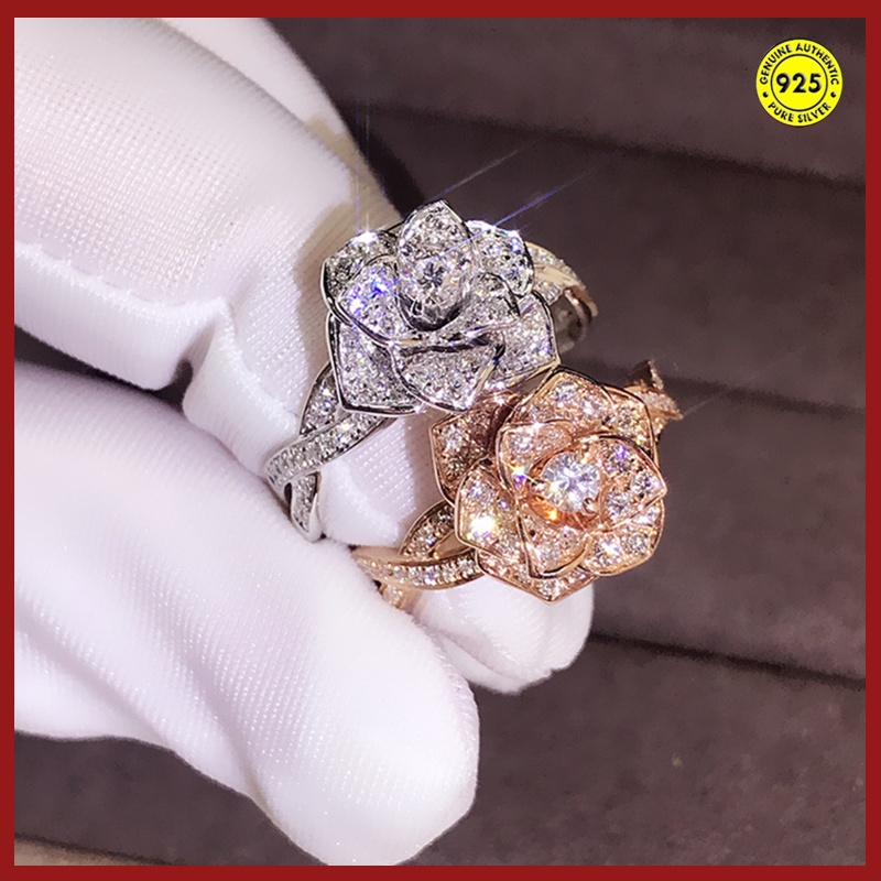 Cincin Rose Gold 18k Untuk Wanita