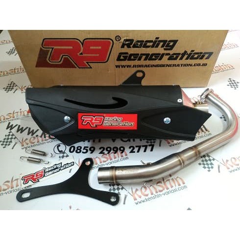 HONDA BEAT SCOOPY  - Knalpot Racing R9 Misano