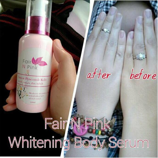 Perawatan Tubuh ( 120 Ml ) Fair N Pink Whitening Body Serum Perawatan Tubuh
