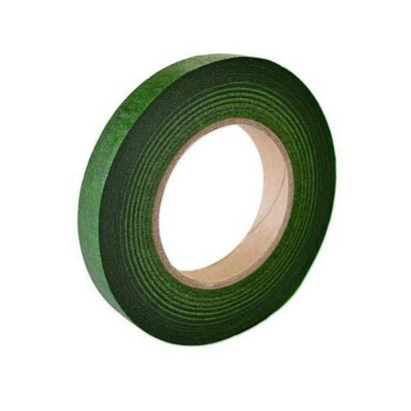 

Solasi bunga / floral tape / flower tape / pelipit batang / lakban hijau / solasi bunga murah