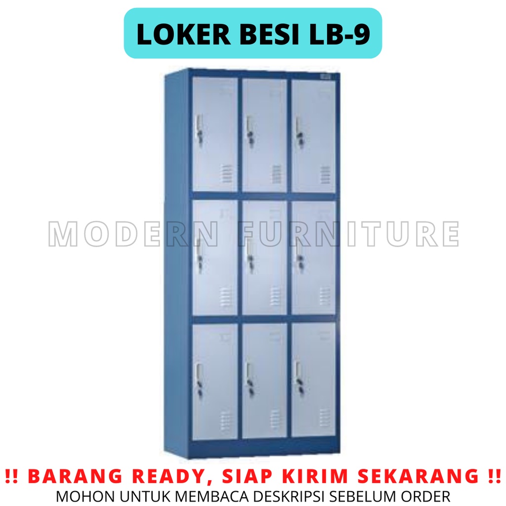 Jual Loker Besi 9 Pintu (Door Steel Locker) | Shopee Indonesia