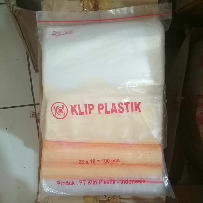 Plastik klip 18x25