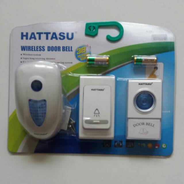 Bel Pintu / Bel Rumah / Wireless Door Bell 2 Remote - HATTASU