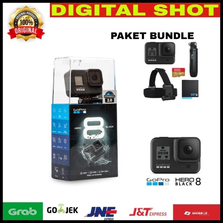 Gopro Hero 8 Black 4K-Camera Go Pro Hero8 Black Special Bundle Paket