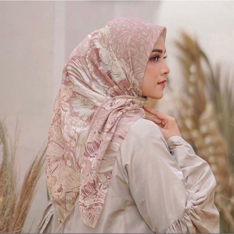 Farsha Series Buttonscarves in Misty Rose