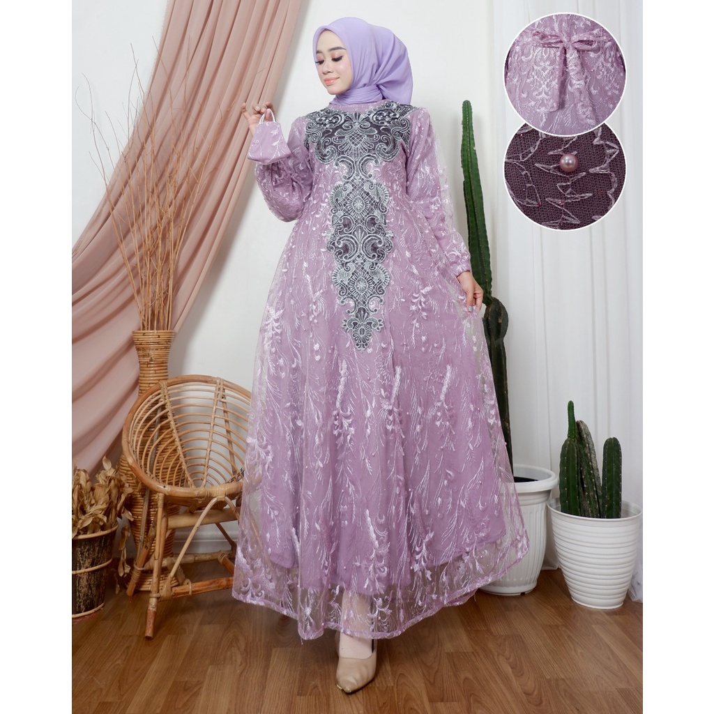 AK - GAMIS ANJANI GAMIS MODERN GAMIS PESTA GAMIS KONDANGAN GAMIS BRUKAT BORDIR GAMIS LEBARAN GAMIS T