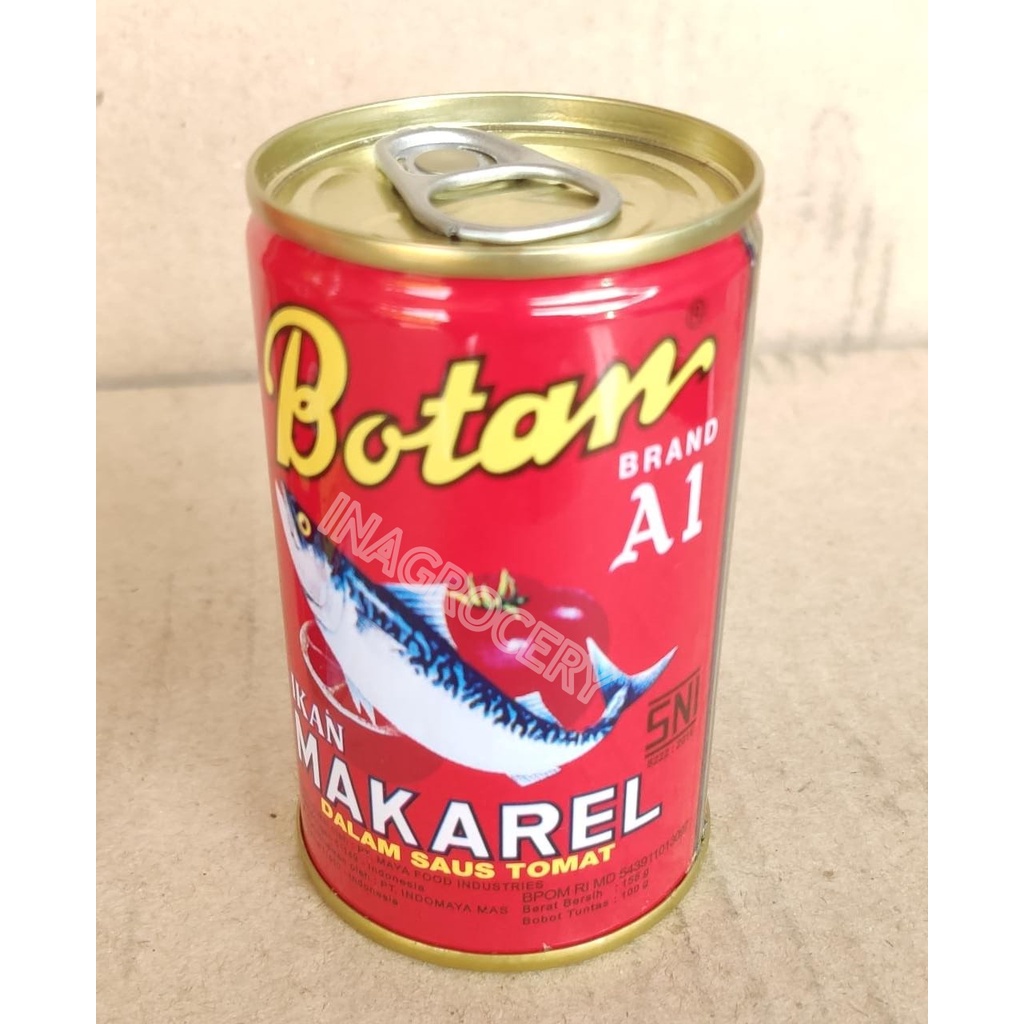 

BOTAN MAKAREL KALENG TOMAT 155GR