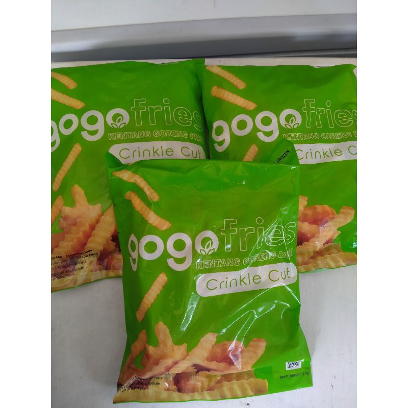 

Gogo fries kentang crinckle