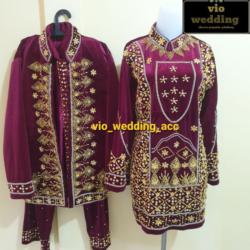 READY baju pengantin bludru MODERN PAYET