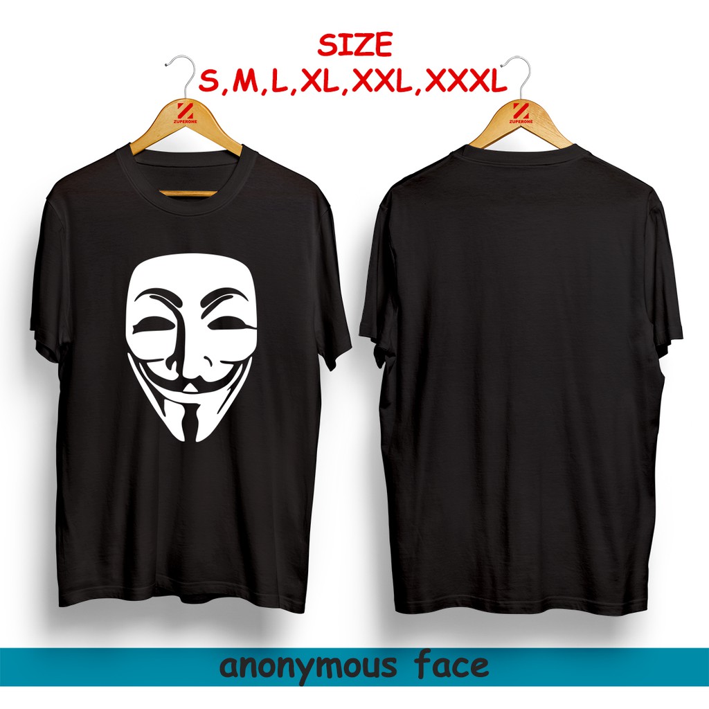 Kaos Distro Anonymous Face
