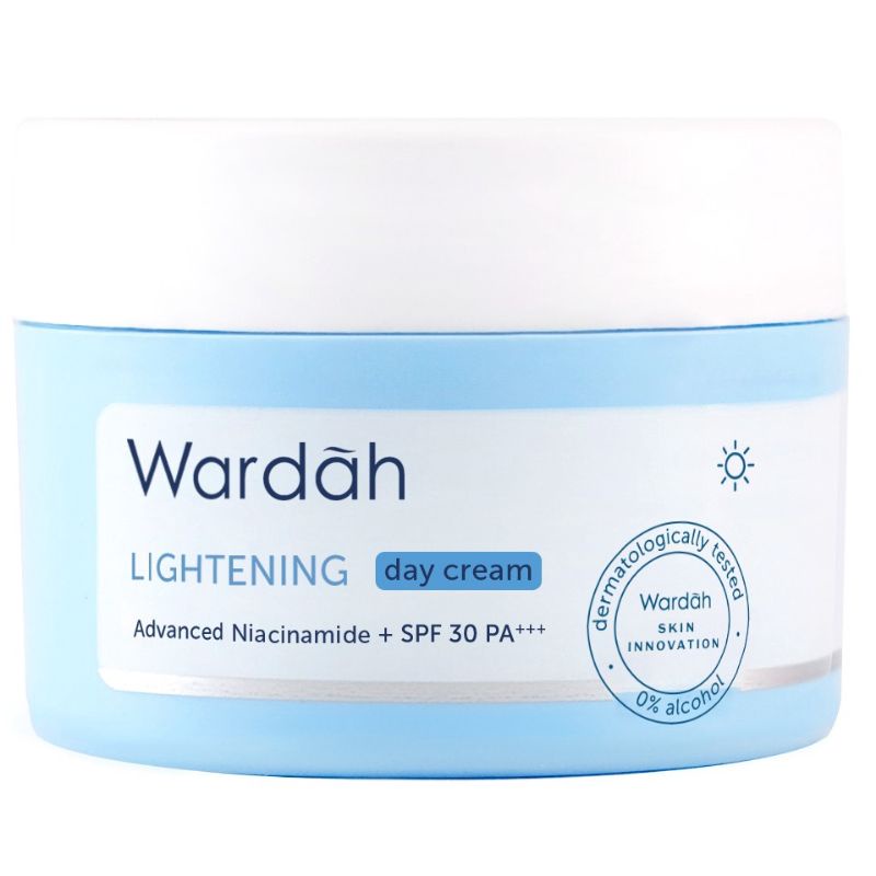 Wardah Lightening Day Cream 30 gram | Wardah Krim pagi pencerah dan pelembab