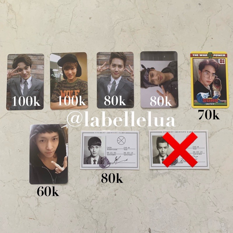 EXO PC growl, xoxo, the war overdose (kai, suho, chen, lay)
