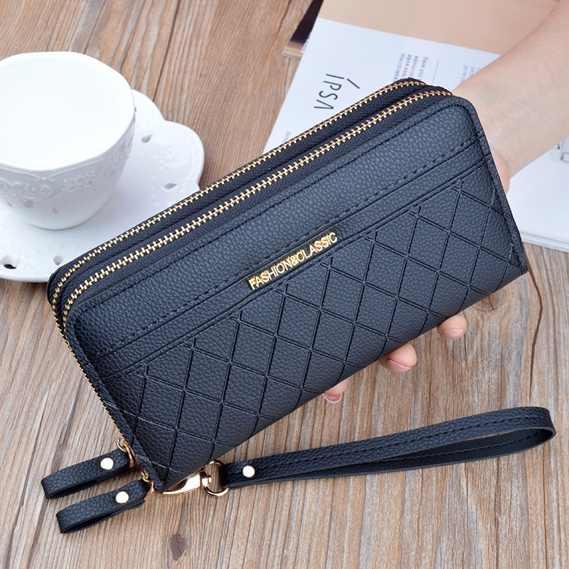 JX 639 Dompet Panjang Wanita Double Layer Terbaru - Dompet Import Wanita - Dompet Pesta Cantik - Dompet Kualitas Premium -BOSTANTEN -Dompet wanita terkini- Dompet wanita terbaru - Dompet wanita viral ORI