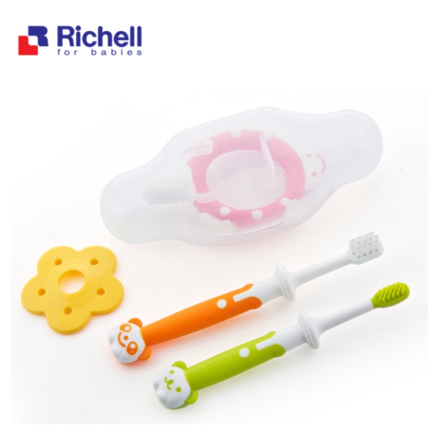 Richell - Training Toothbrush Set