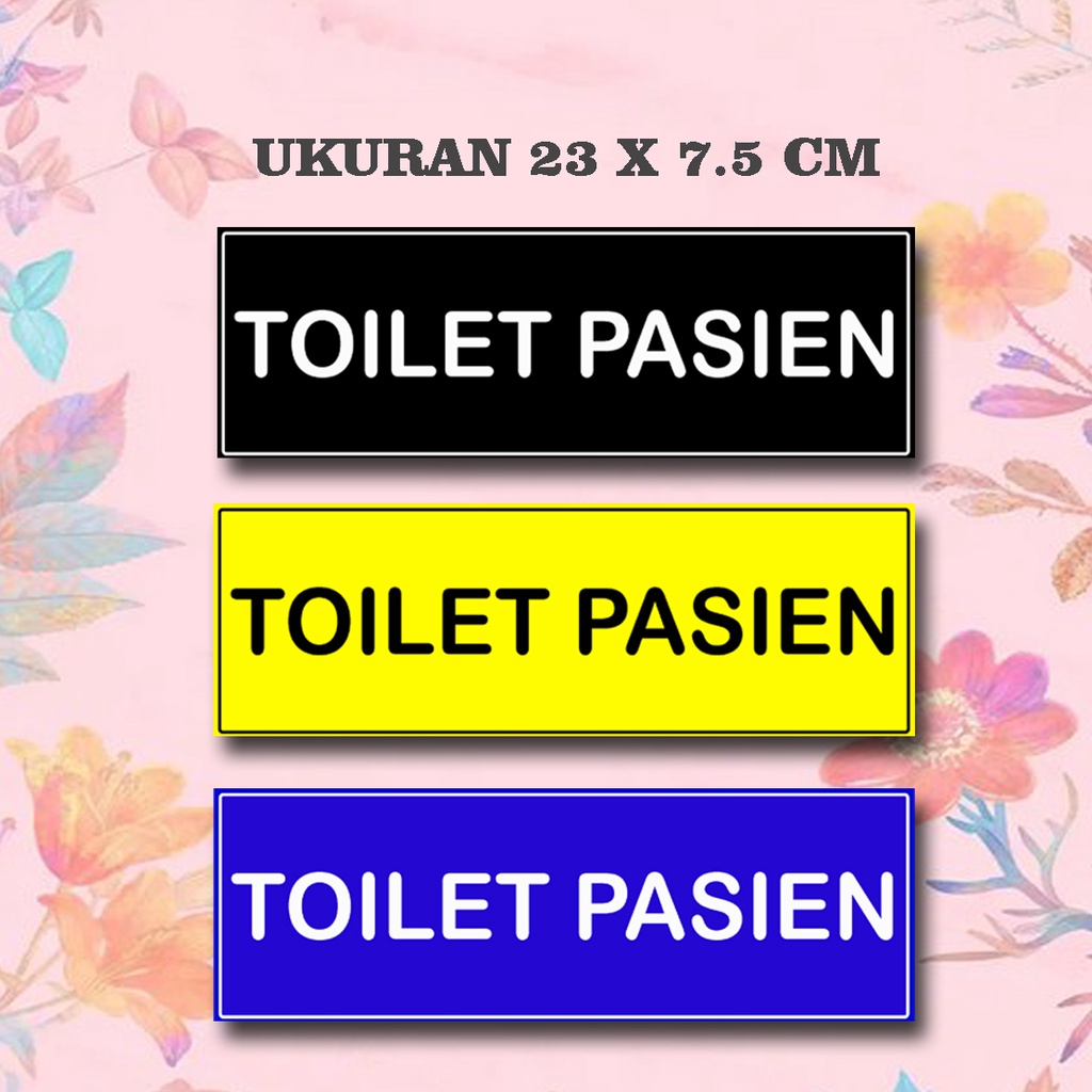 

Stiker Toilet umum best seller