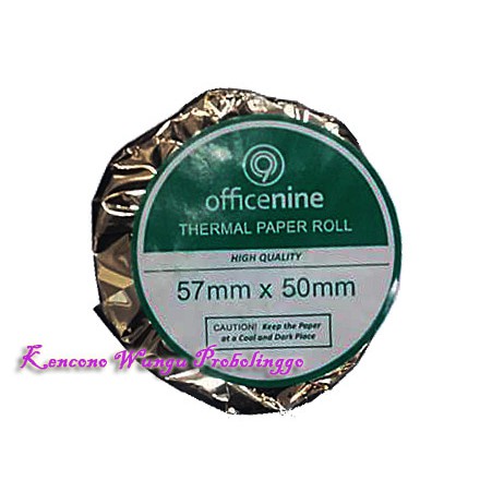 

Kertas Thermal Paper Roll Officenine 57mm x 50mm