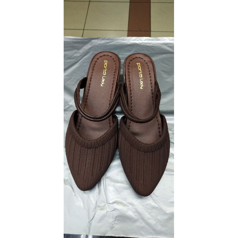 Sandal Jelly tali Wedges F816 Porto Lady-3