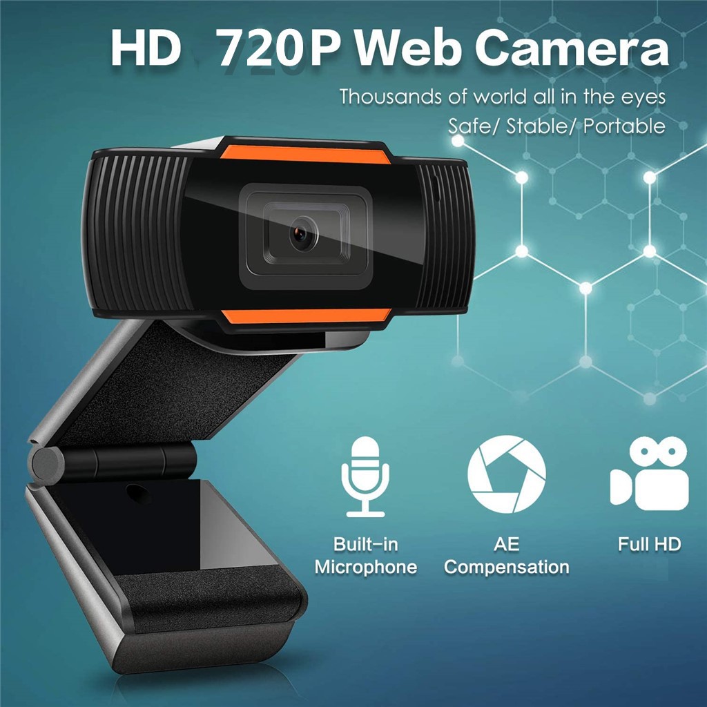 WEBCAM HD 720P Built In Microphone
