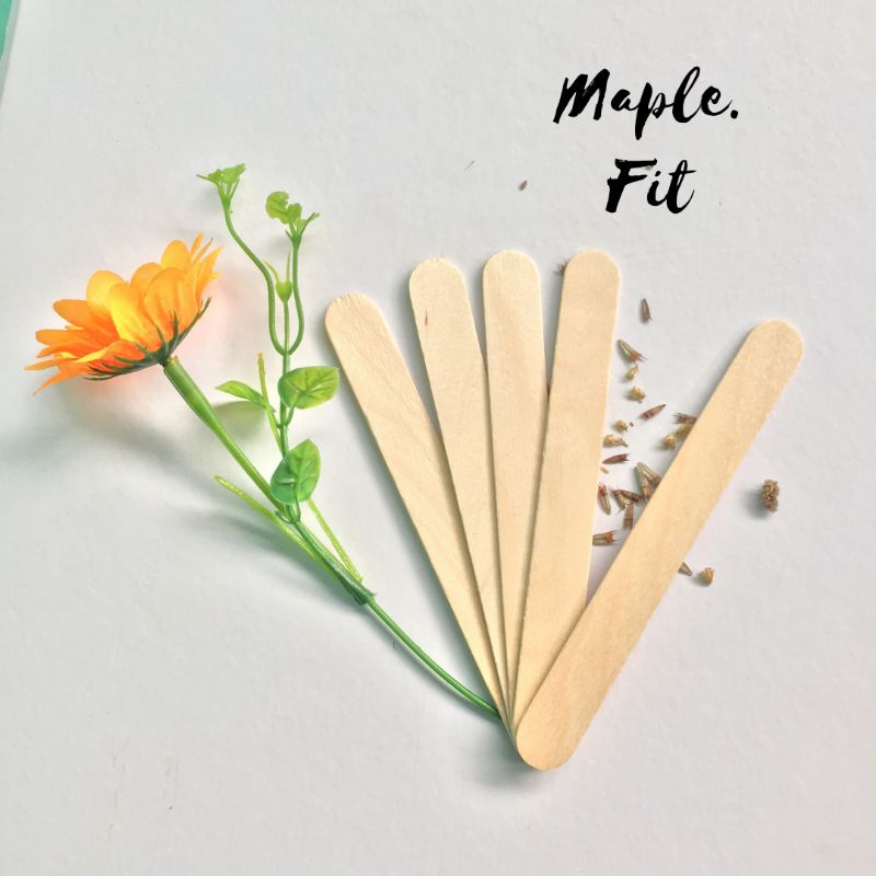 [50 Stick + 2] Waxing Stick / Spatula Kayu / Wooden Spatula / Pengoles Sugar Wax / Wax Stick