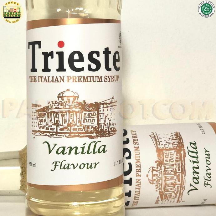 

TRIESTE SYRUP RASA VANILLA - SIRUP PREMIUM 650ML