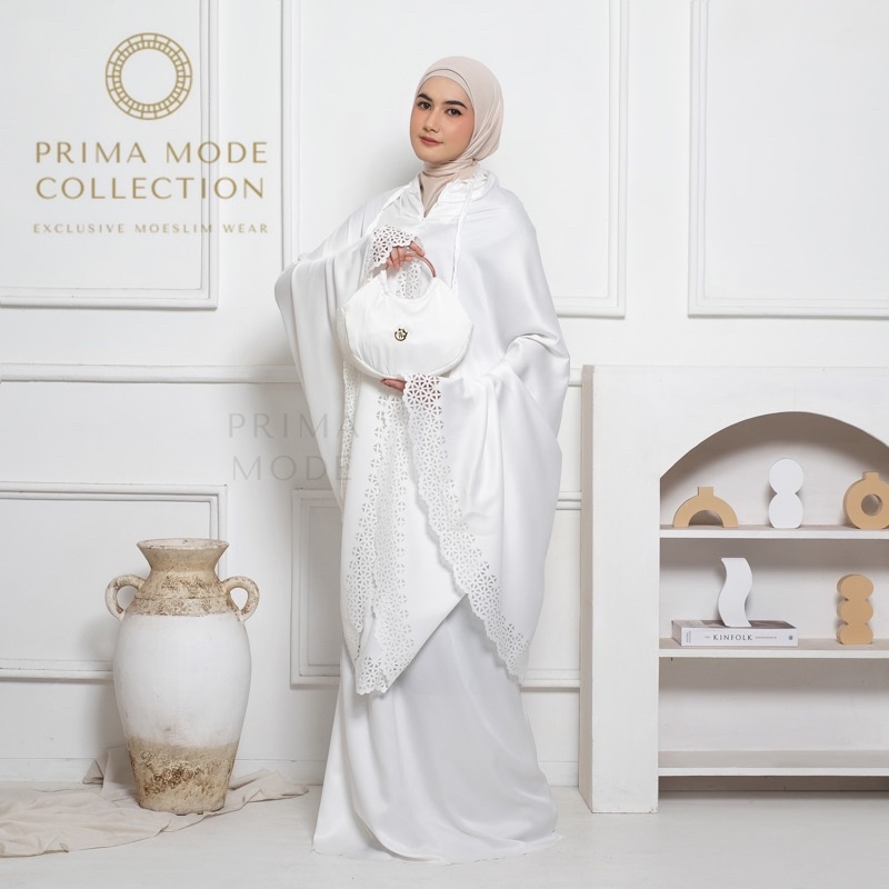 PRIMA MODE - (Free sajadah)Mukena Motif Dewasa Aliyah Katun Premium Semi Rayon | Mukena travel Mukena remaja Bahan Katun semi Rayon Premium Motif Kekinian Adem