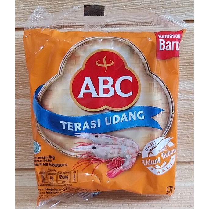 ✔MURAH Terasi Udang ABC isi 20biji @4,2gr / Terasi ABC / Trasi