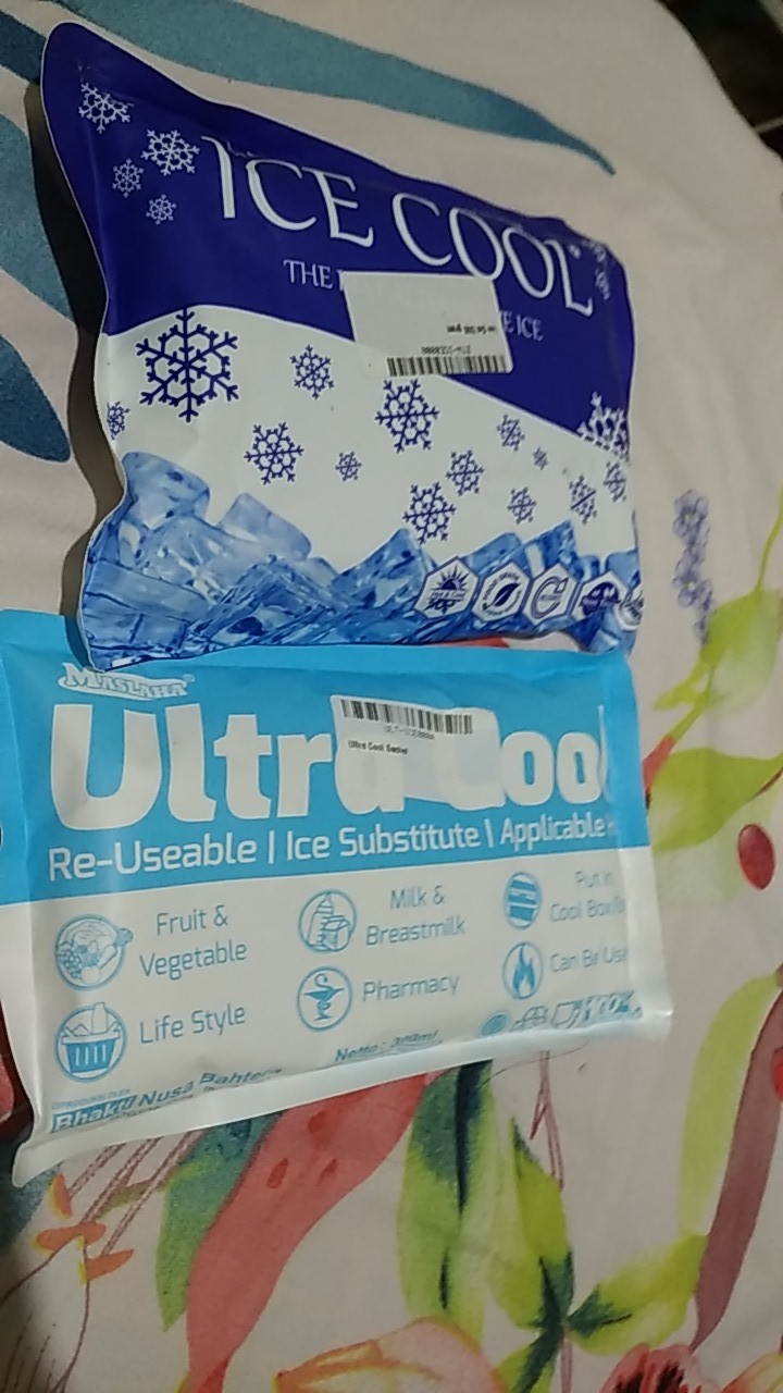 Ultra Cool Sachet Ice Pack Blue Ultracool Pengganti Es Batu 300 Gr
