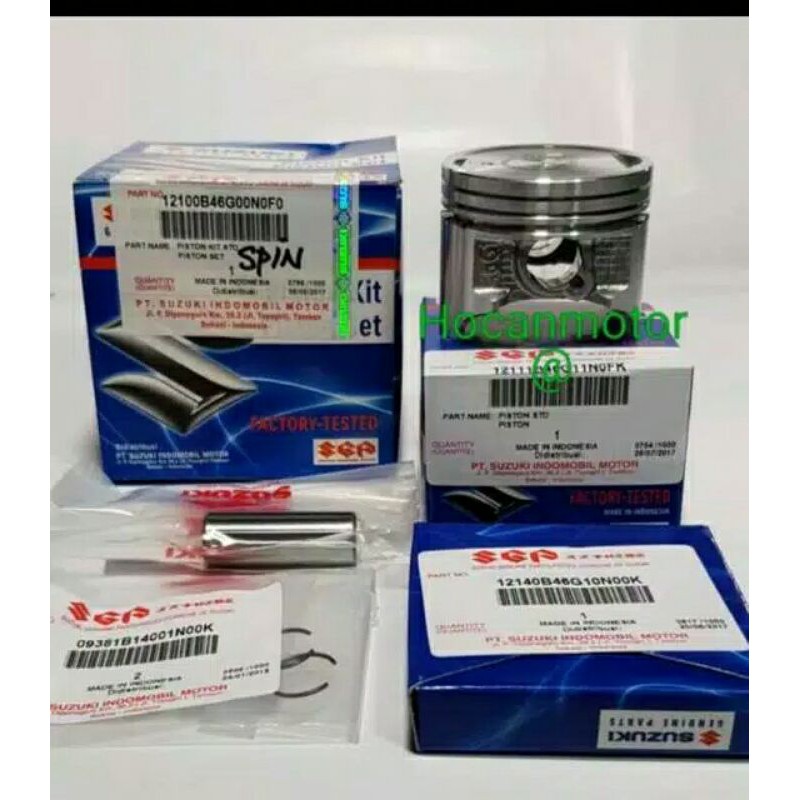 PISTON SET PISTON KIT SEHER DAN RING SPIN SKYWAVE SKYDRIVE HAYATE