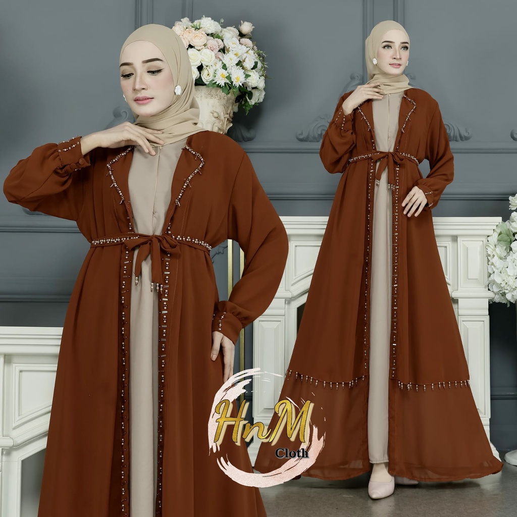 HM FELICIA DRESS MUSLIM/GAMIS PESTA/GAMIS CANTIK/GAMIS KONDANGAN