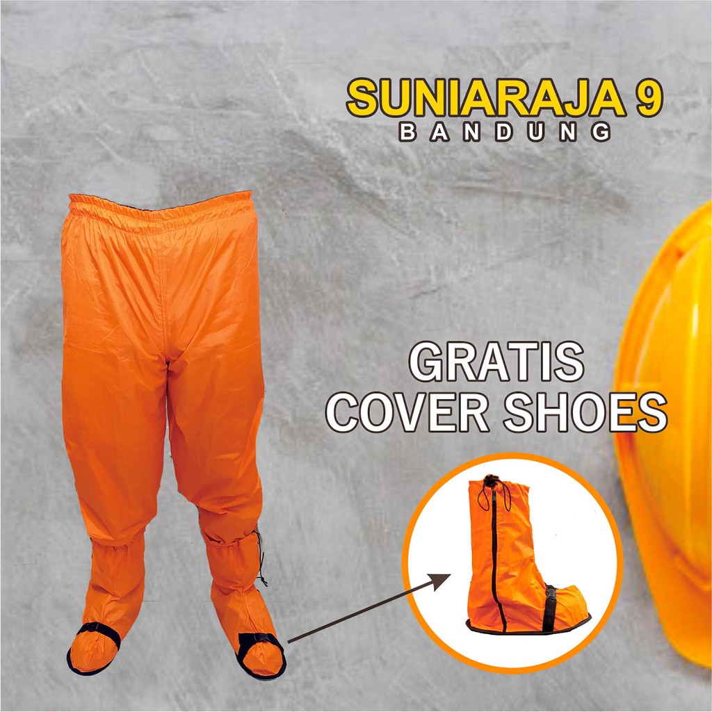 Raincoat Okinawa / Jas Hujan Warna Orange