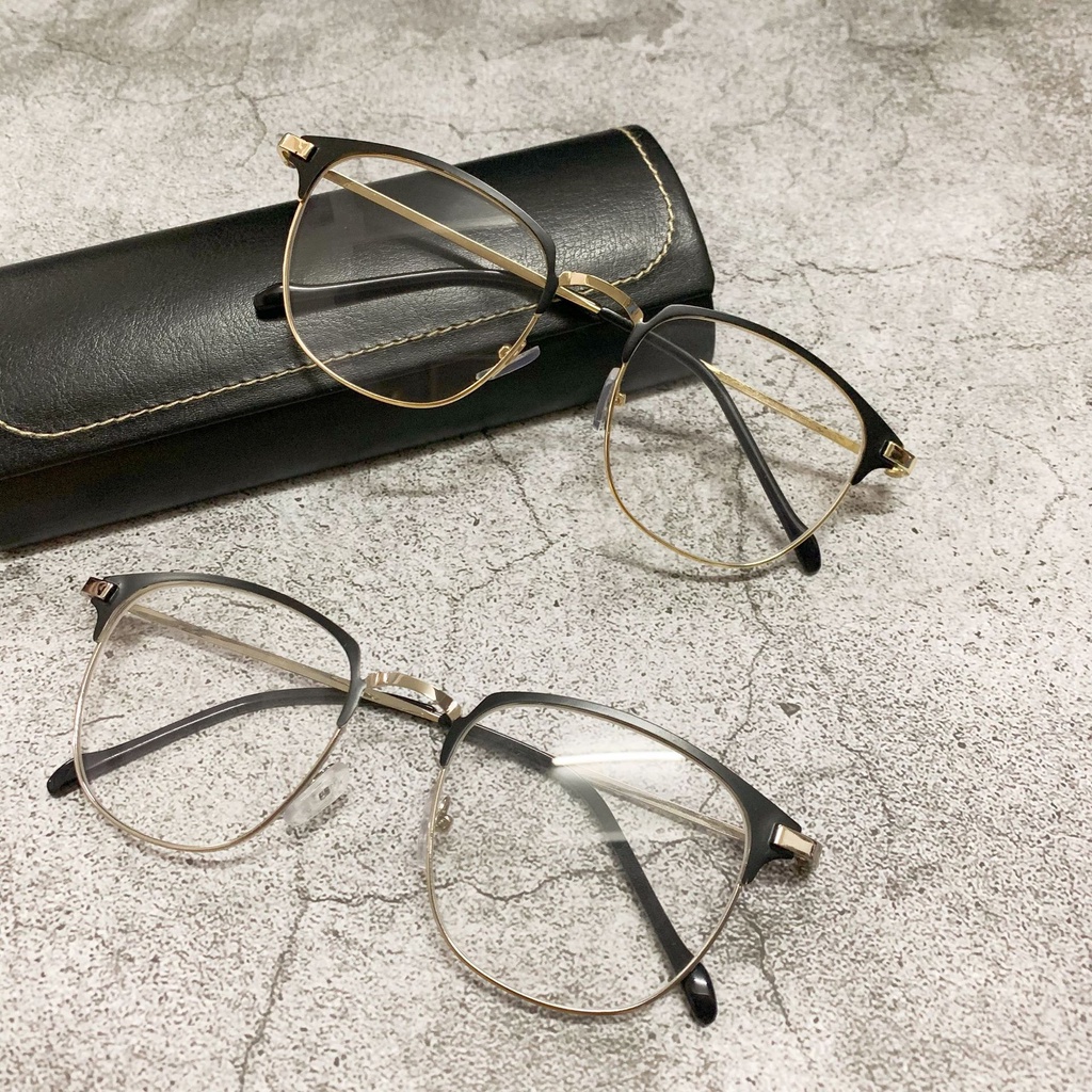 Retro Eyeglasses Men Business Trend Square Frame