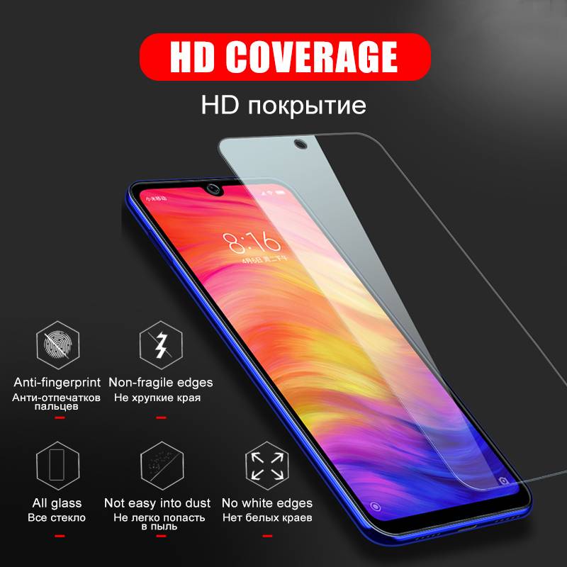 Tempered Protective Glass On For Xiaomi Redmi Note 10 8 9 7 6 5 Pro 8T 9S Screen Protector For Redmi 9A 8A 7A 6A Full Cover Film