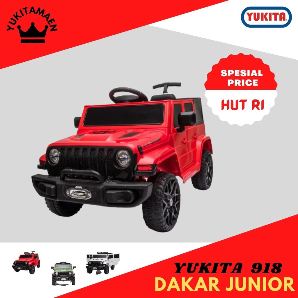 MAINAN ANAK MOBILAN AKI YUKITA 918 DAKAR JUNIOR MAENAN ANAK