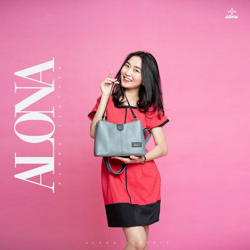 Tas Selempang Wanita Alona Ruby Bag Kulit Asli [ Ori Alona Leather ]