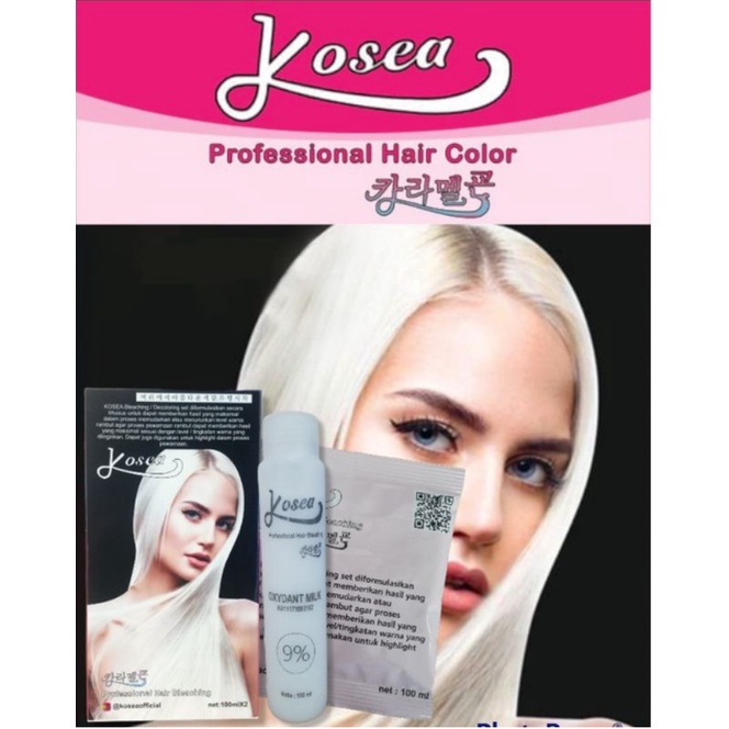 KOSEA Profesional Hair Bleaching 100ml ( BLEACHING RAMBUT)