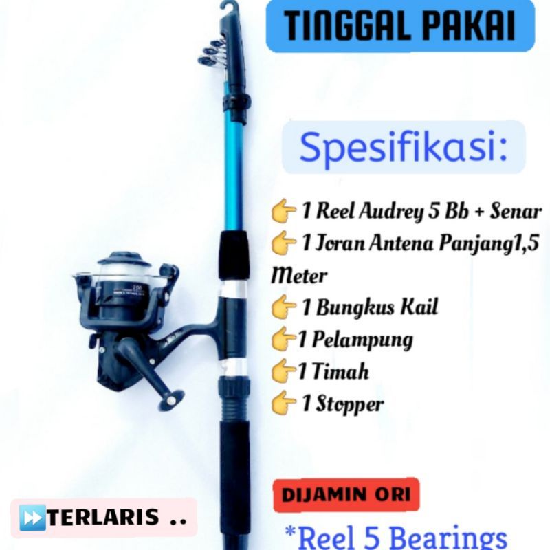 Set Pancing Paket Komplit l Pancing komplit