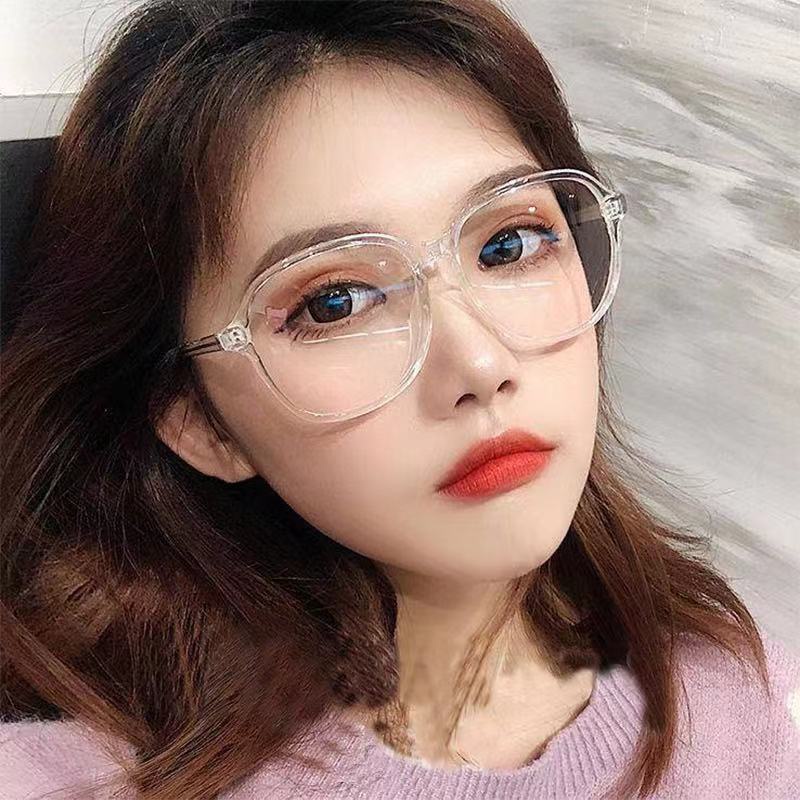 (YUZHU) Bayar di Tempat Korean Design Candy Color Frame Kacamata Wanita Aviator Style Eyeglasses