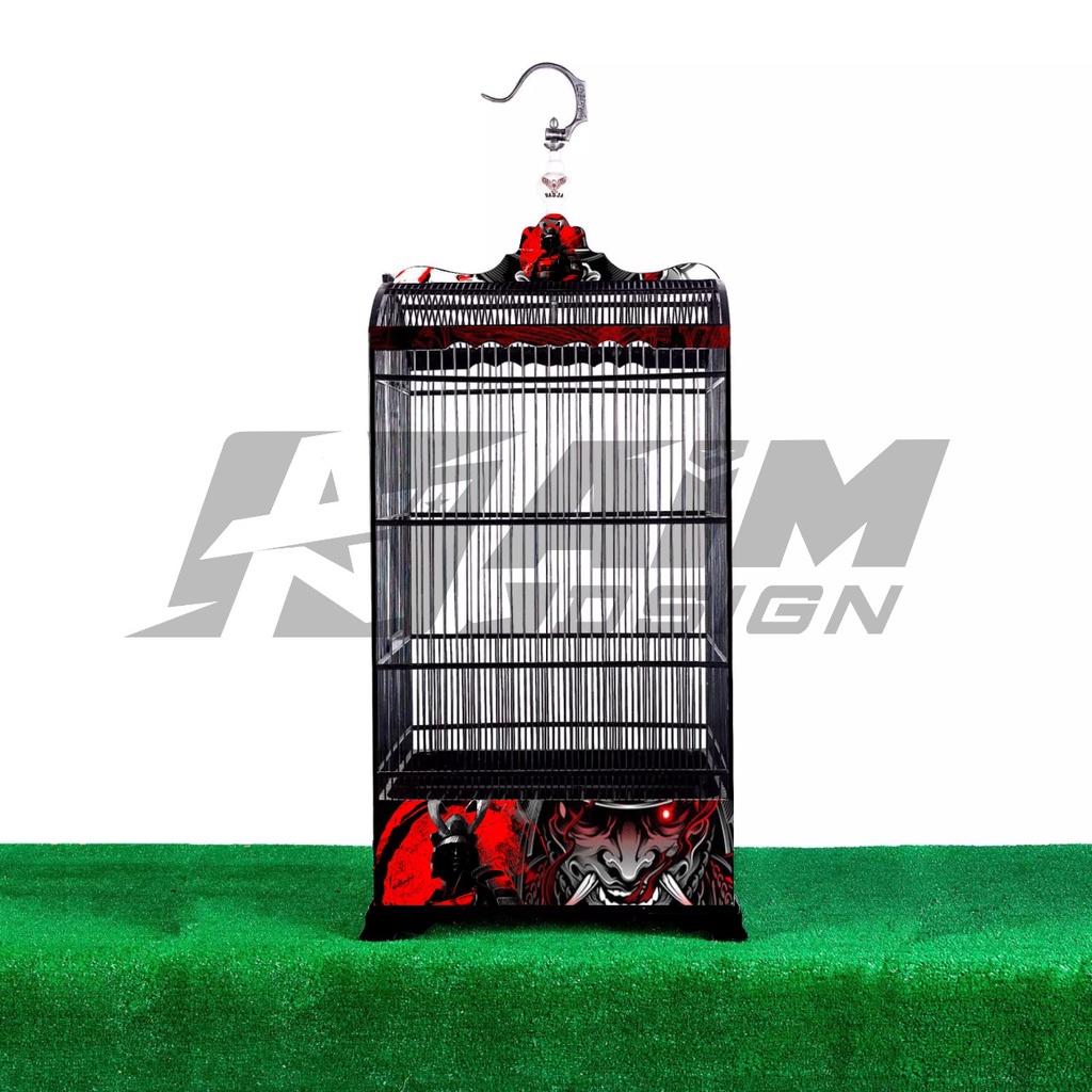 decal sticker sangkar burung Koper,Kosan cendet kacer dll