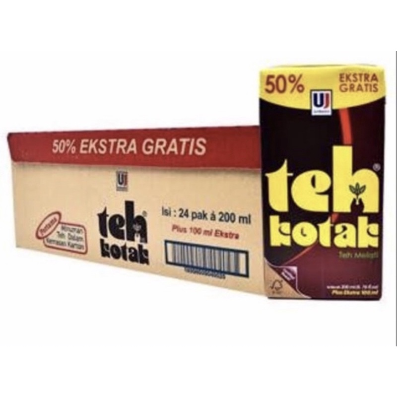 

TEH KOTAK ISI 24x300 ML 1 DUS