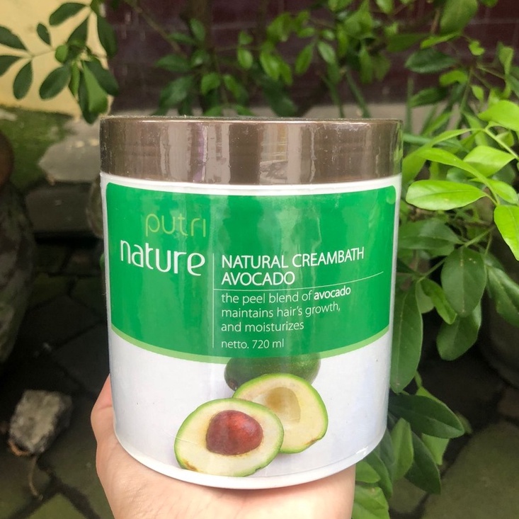 ✨STAR✨ Putri Natural Creambath Avocado 720 ml | Creambath / masker rambut / salon / spa