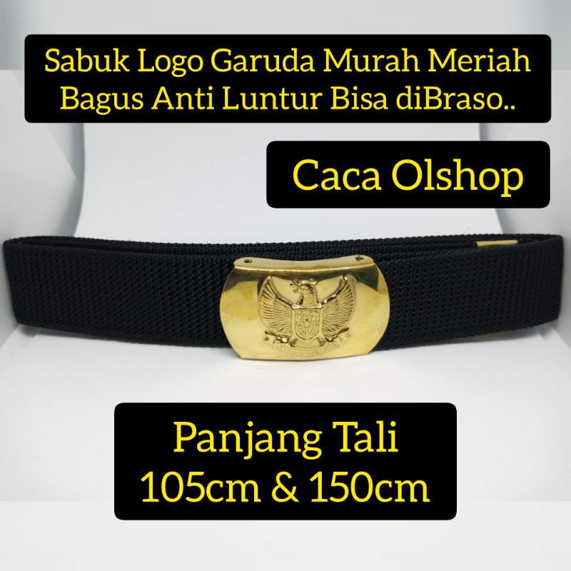 Sabuk Ikat Pinggang Logo Garuda Paskibra