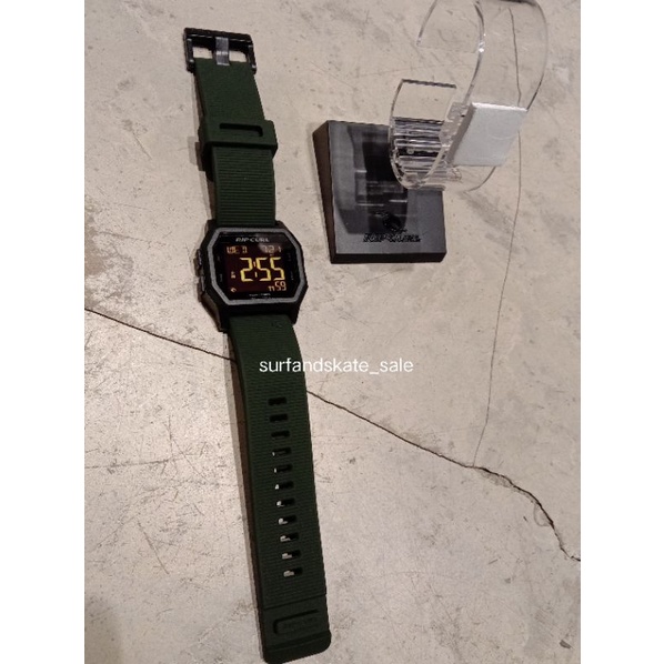 Jam Tangan Ripcurl Atom Digital Strap Army Gree