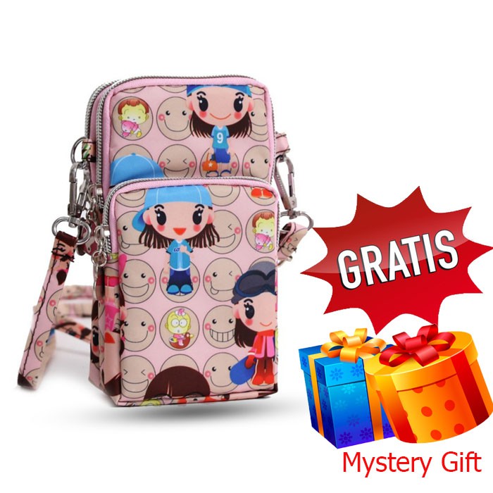 GTS11 TAS SELEMPANG SLEMPANG SLING BAG SLINGBAG MINI HP HANDPHONE HARAJUKU WANITA REMAJA KOREA MURAH