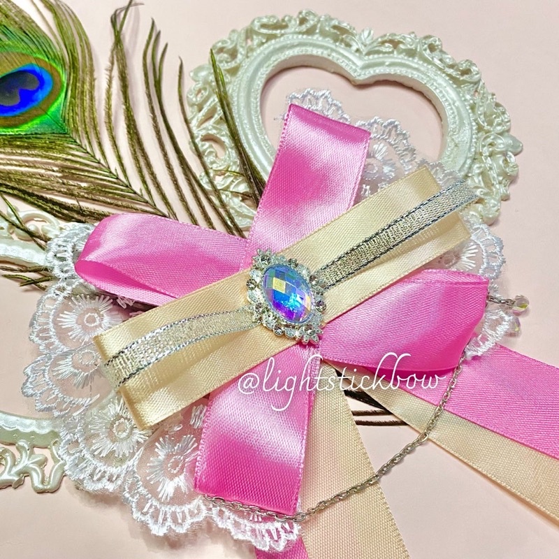 pita lightstick twice ribbon lightstick deco