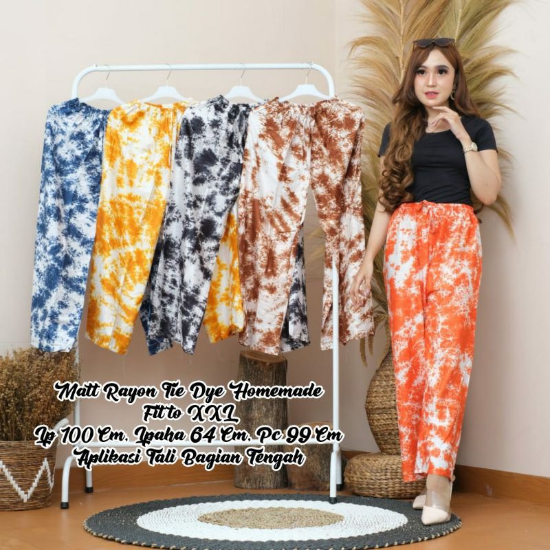 Mav_boutique Kulot Tie Dye Celana Smok (Tie Dye) Termurah