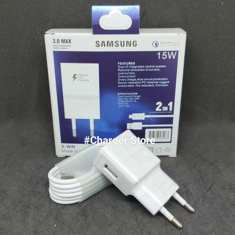 Charger Samsung 2A Original Fast Charging Cable Micro USB - Type C