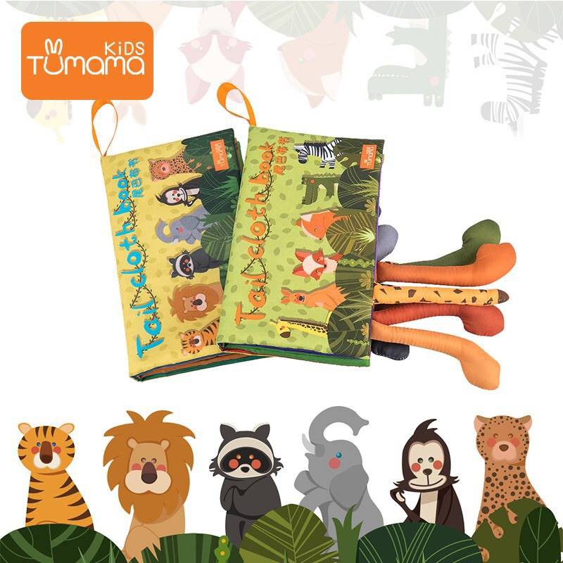 Tumama Animal's Tail Educational Soft Book