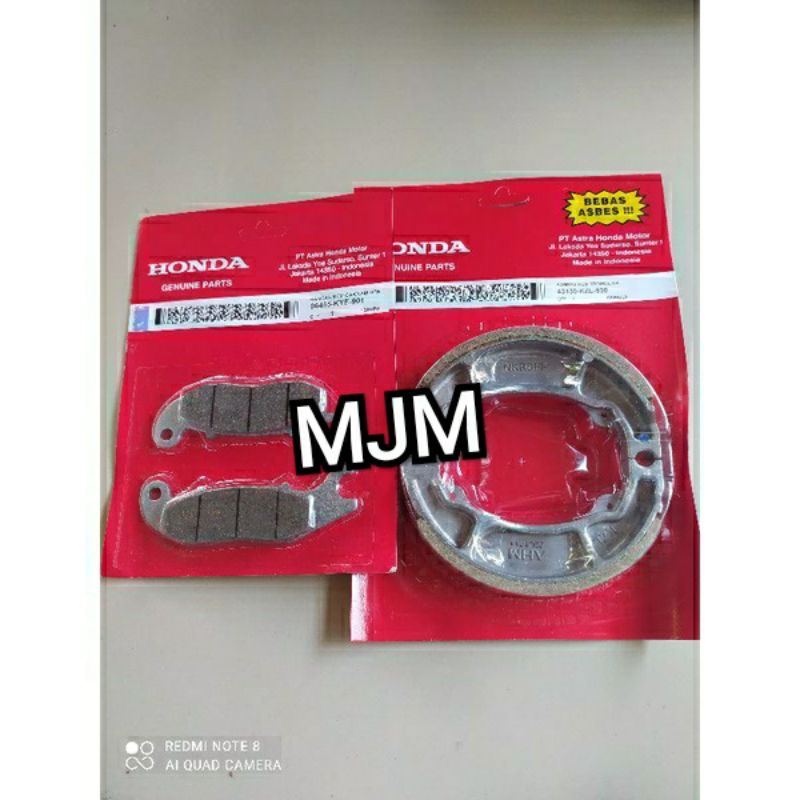 KAMPAS REM/DEPAN BELAKANG/HONDA VERZA OLD/ VERZA NEW/MEGA PRO LAMA/HONDA